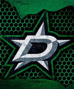 Dallas Stars Hockey Logo Diamond Painting