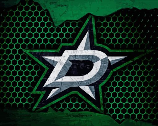 Dallas Stars Hockey Logo Diamond Painting