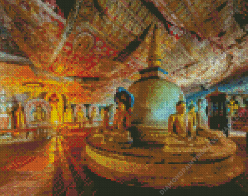 Dambulla Cave Temple Diamond Painting