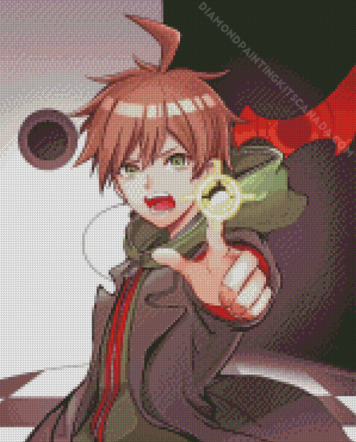 Danganronpa Makoto Naegi Diamond Painting