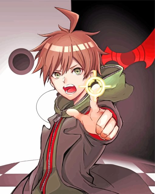 Danganronpa Makoto Naegi Diamond Painting