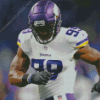 Danielle Hunter Minnesota Vikings Diamond Painting