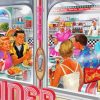 Diner 50s Date Diamond Painting