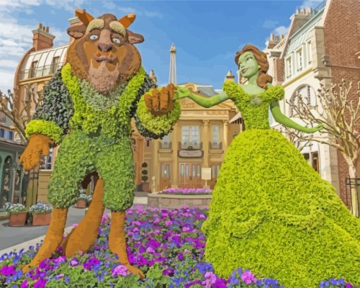 Disney Garden Flower Show Diamond Painting