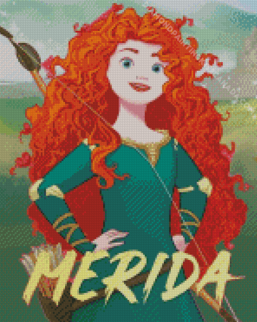 Disney Princess Merida Diamond Painting