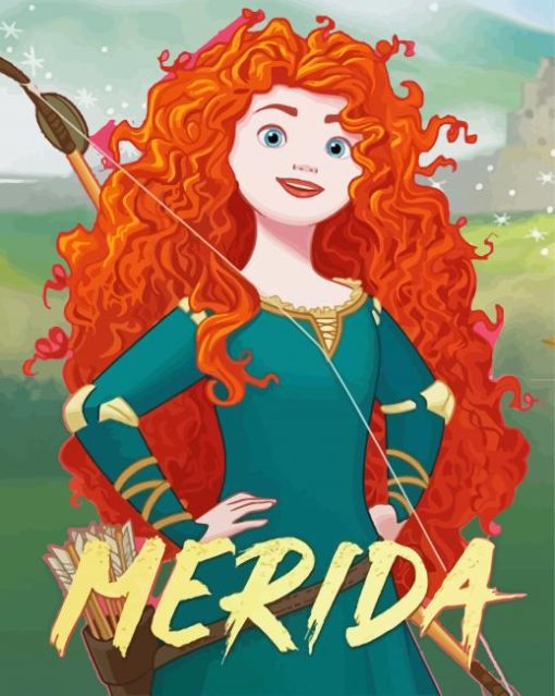 Disney Princess Merida Diamond Painting