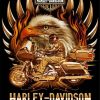 Eagle With Harley Davidson Diamond Painting