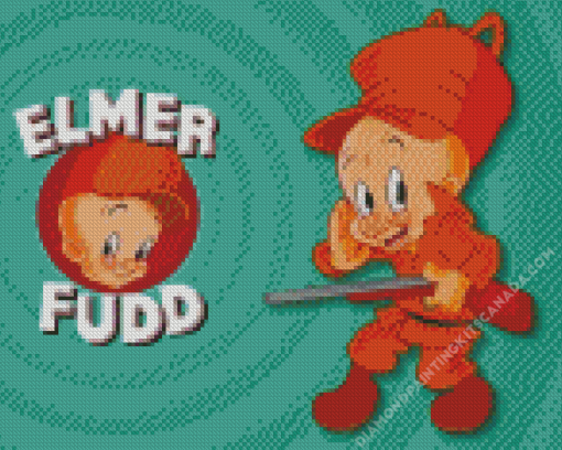 Elmer Fudd Poster Diamond Painting