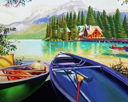 Emerald Lake Diamond Painting