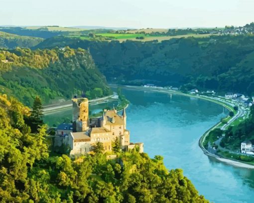 Europe Rhine River Diamond Painting