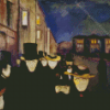 Evening on Karl Johan Street Edvard Munch Diamond Painting