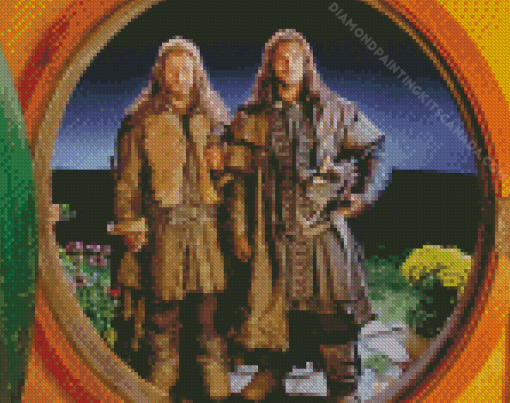 Fili And Kili The Hobbit Diamond Painting