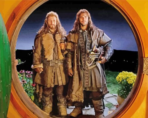 Fili And Kili The Hobbit Diamond Painting