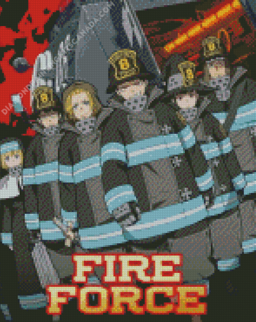 Fire Force Diamond Painting