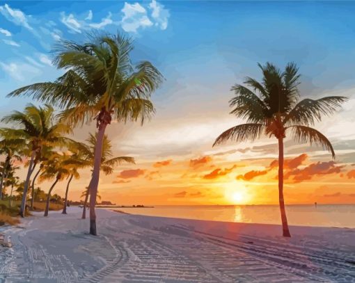 Florida Keys At Sunset Diamond Painting