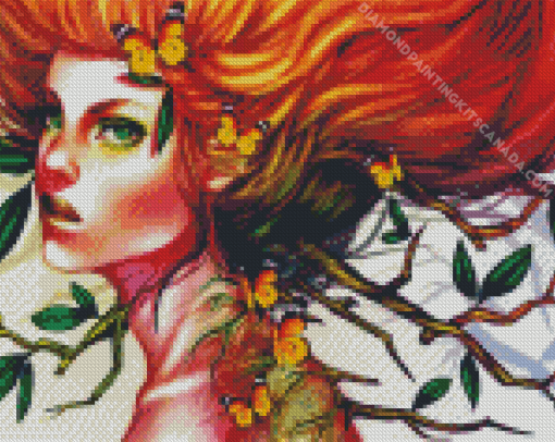 Flower Hair Art Diamond Painting