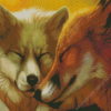 Fox and Wolf Diamond Painting