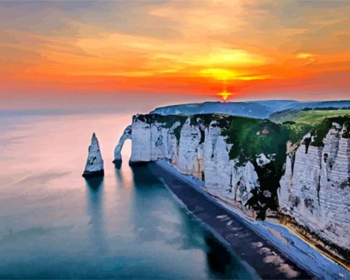 France View Etretat Diamond Painting