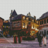 French Village Diamond Painting