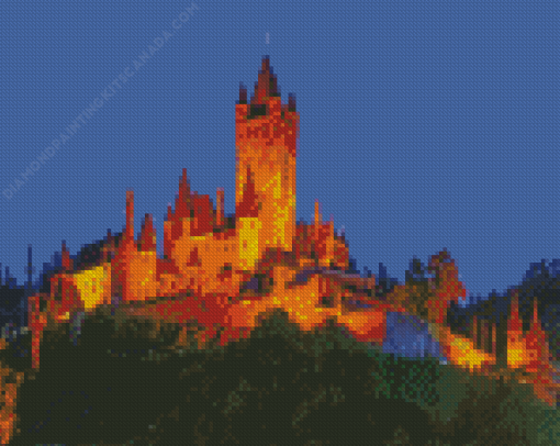 Germany Cochem Castle Diamond Painting