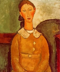 Girl In Yellow Dress Amedeo Modigliani Diamond Painting