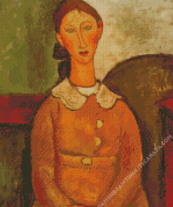 Girl In Yellow Dress Amedeo Modigliani Diamond Painting