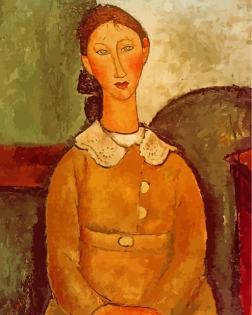 Girl In Yellow Dress Amedeo Modigliani Diamond Painting