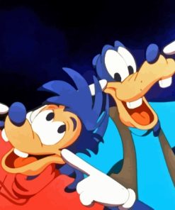 Goofy and Max Cartoon Diamond Painting