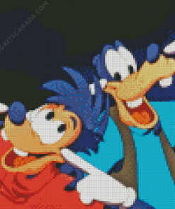 Goofy and Max Cartoon Diamond Painting