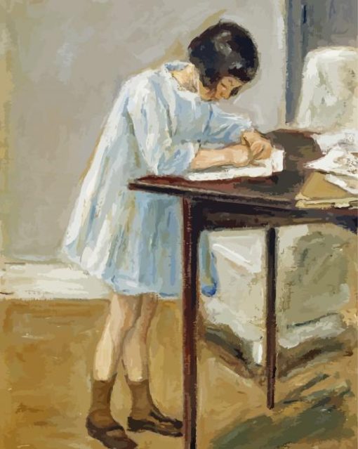 Granddaughter by Max Liebermann Diamond Painting