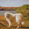 Great Pyrenees Dog Diamond Painting