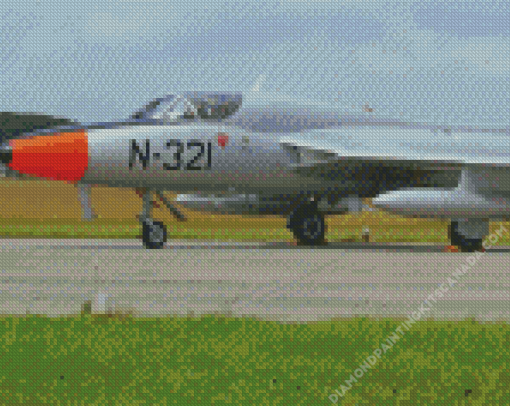 Hawker Hunter Diamond Painting