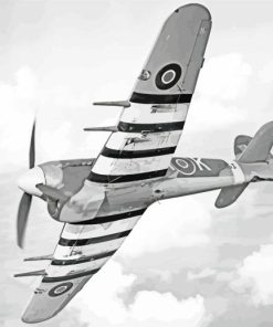 Hawker Typhoon Plane Diamond Painting