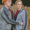 Hermione And Ron Harry Potter Characters Diamond Painting