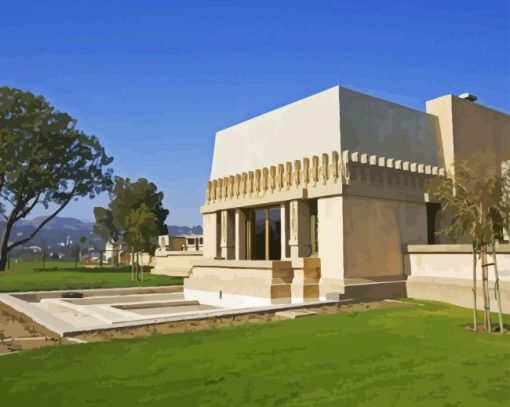 Hollyhock House Los Angeles Diamond Painting