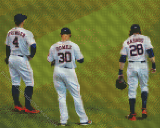 Houston Astros Players Diamond Painting