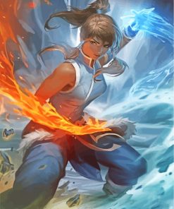 Illustration Korra Art Diamond Painting