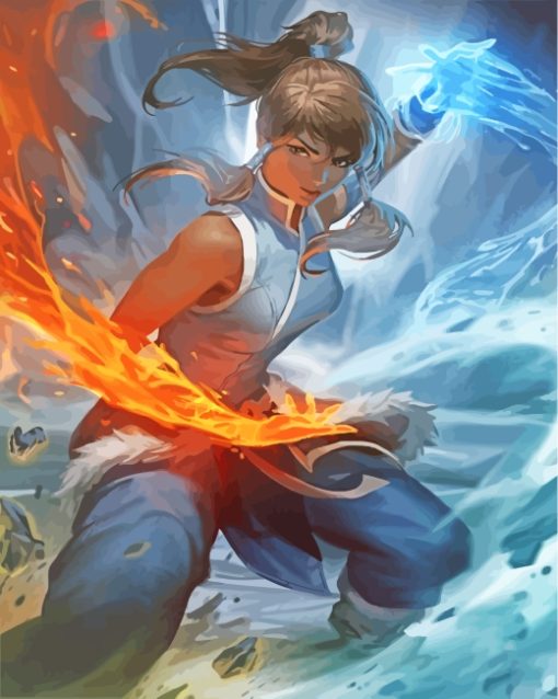 Illustration Korra Art Diamond Painting