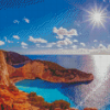 Ionian Island Zakynthos Beach Diamond Painting