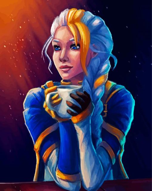 Jaina Lady Proudmoore Warcraft Diamond Painting