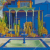 Jardin Majorelle Marrakesh Diamond Painting