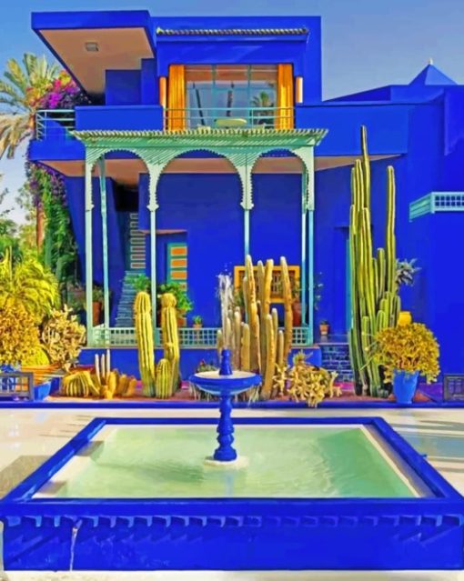 Jardin Majorelle Marrakesh Diamond Painting