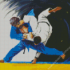 Judo Players Art Diamond Painting