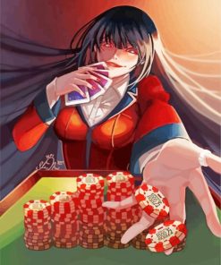 Kakegurui Yumeko Jabami Anime Diamond Painting