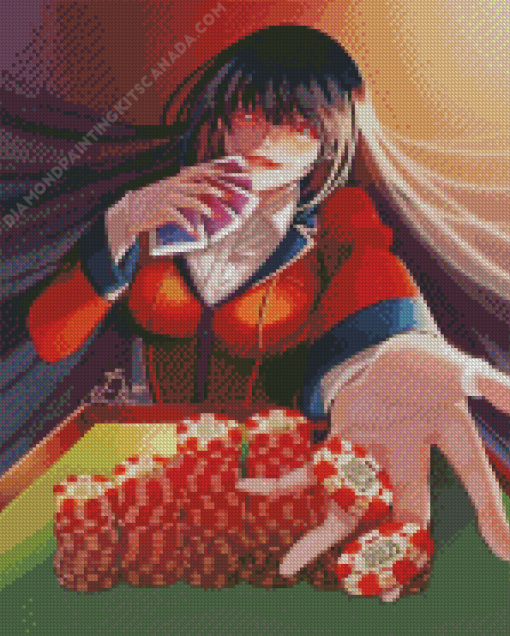 Kakegurui Yumeko Jabami Anime Diamond Painting