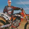 Ken Roczen German Motorcycle Racer Diamond Painting