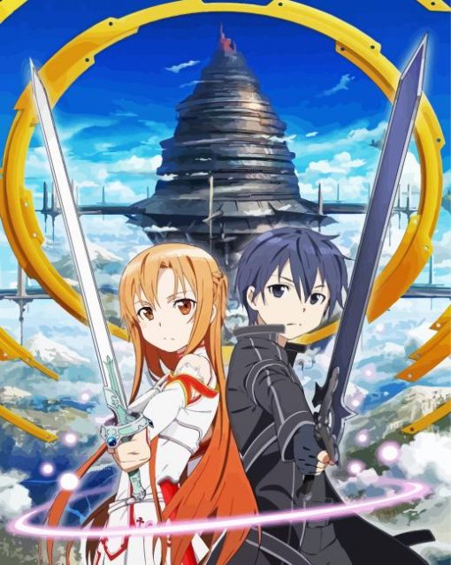 Kirito Asuna Diamond Painting