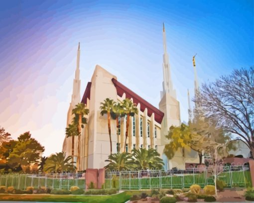 Las Vegas Nevada Temple Diamond Painting