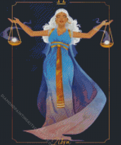 Libra Sign Woman Diamond Painting