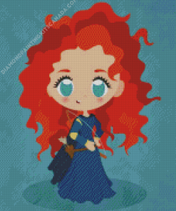 Little Merida Diamond Painting